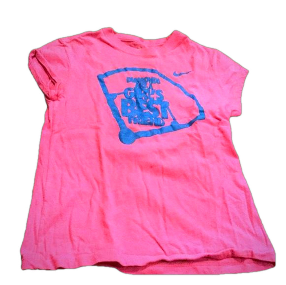 6/$20 Nike girls small pink shirt